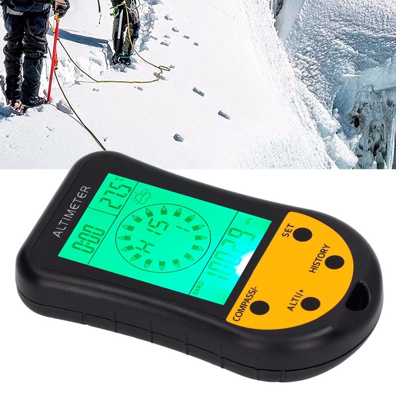 Digital Altimeter 8 in 1 Multifunction Barometer Thermometer Weather Portable