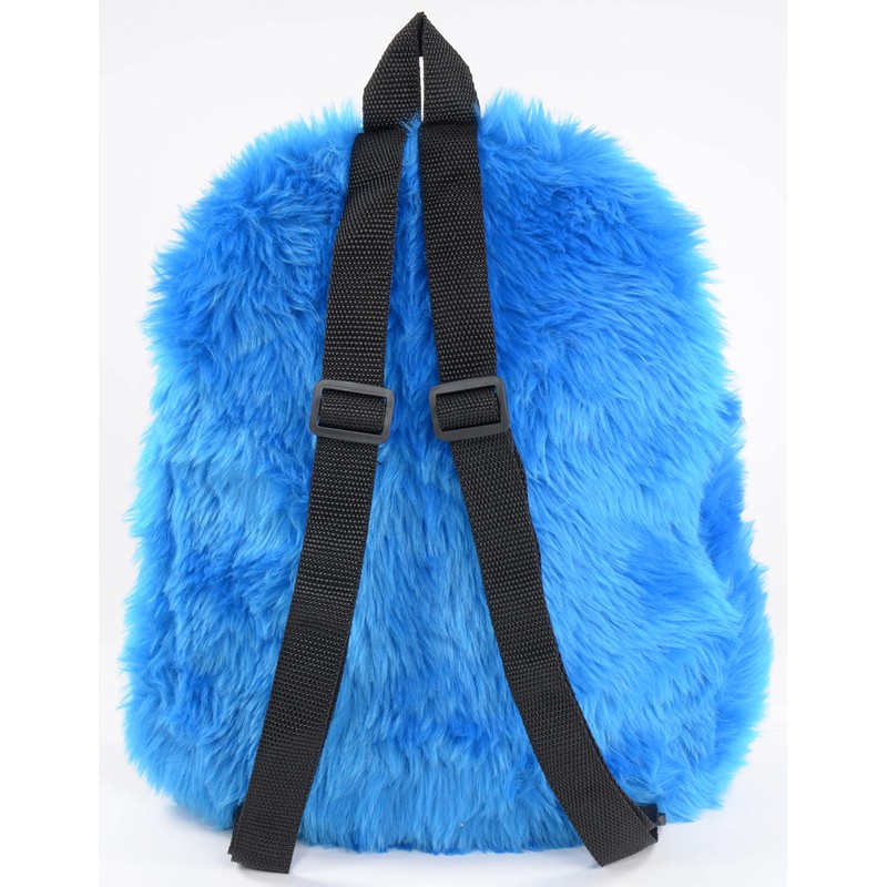 Sesame Street Cookie Monster Plush Backpack, 33 cm x 28