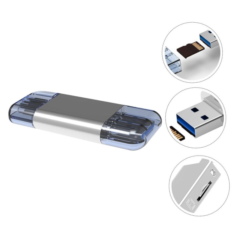 CAXUSD Type-c USB Card Reader Fast Data Transfer 90mb/s Compatible