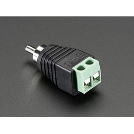 RCA (Composite Video, Audio) Male Plug Terminal Block, RCA Male Terminal Block (Composite Video, Audio)