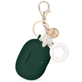 VISOOM Compatible with Beats Studio Buds 2021 Case, Silicone Soft Carrying Cases Protective Wireless Charging Cover Skin with Beats Studio Earbuds Accessories Keychain for Women&Girls