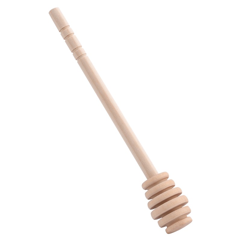 50Pcs/set Household Wooden Jam Honey Dipper Jar Dispensing Collecting Stirring