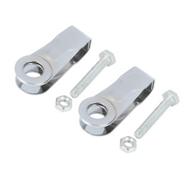 ACROPIX Motorcycle Chain Axle Adjuster Tensioner Fit for Suzuki GS125 GN125 - Pack of 2 Silver Tone