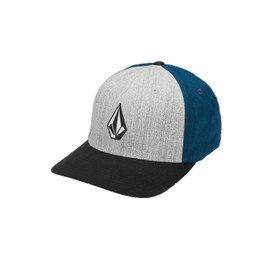 Volcom Men's Full Stone Heather Xfit Hat, Deep Blue