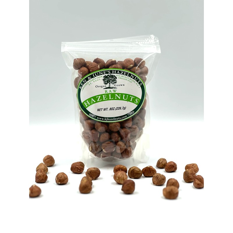 Raw Hazelnuts - 8 Oz Bag