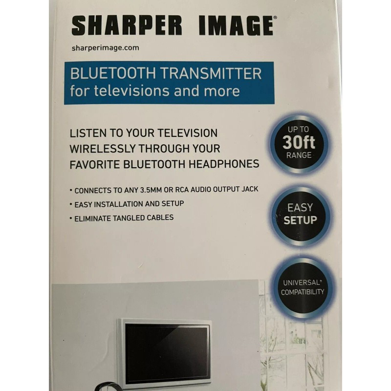 Sharper Image Bluetooth Transmitter For Televisions And More (TSI-BTTV-1000