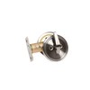Zion Satin Nickel Dead Bolt Lock for Outdoors Garage Side