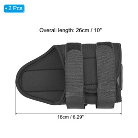 PATIKIL Golf Swing Training Aid Wrist Golf Wrist Alignment Brace Band Hinge Train Posture Corrector Golf Practice 2pcs