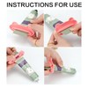 4 Pack Cute Cartoon Animal Toothpaste Tube Squeezer Clips for