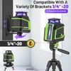 Huepar 360° Laser Level, 82Ft - 165Ft Self Leveling Laser