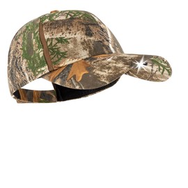 LED Hat Light - POWERCAP Baseball Cap with Light Built in - LED Cap Visor Light with Bright Headlight and IPX4 Rating (2.5 Structured Realtree Edge)