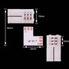 L Shape LED Connector 3 pin 10mm Wide no Weld