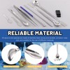 Glarks 14Pcs Capsule Filling Micro Lab Spoon Kits Sampling Spoon