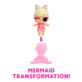 LOL Surprise Mermaids Baby Sisters with Color Change Tail, 8 Dolls to Collect, Fashion Accessories, Great Gift for Kids Ages 4+
