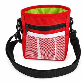 Adjustable Dog Treat Pouch for Training and Walking – Large Capacity Foldable Waist Bag for Outdoor Adventures