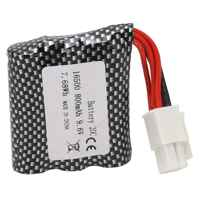 9.6V RC Car Battery 800mAh High Rate Portable Lithium Battery