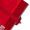 Oxford Girls Boys Rectangle Large Durable Pencil Case Red