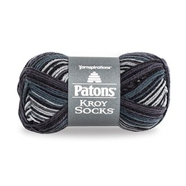 Patons Kroy Socks Yarn - (1) Gauge - 1.75 oz - Tourmaline Tourmaline - For Crochet, Knitting & Crafting