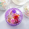 kanpura Large Glass Candy Jar with Lid, Cookie Jar Food