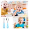 OUDQFCJ Baby Fork and Spoon Set, Tableware Set, Cartoon Design,