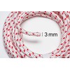 DF QUALITY 10 Metres High-Quality Starter Rope Red/White for Chainsaws,