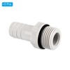 PATIKIL Hose Barb Fitting Straight 15mm Barbed G1/2 Male Thread,