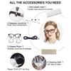 AEZUNI Retro Reading Glasses 2.25 Women Oversized Square Frame Fashion