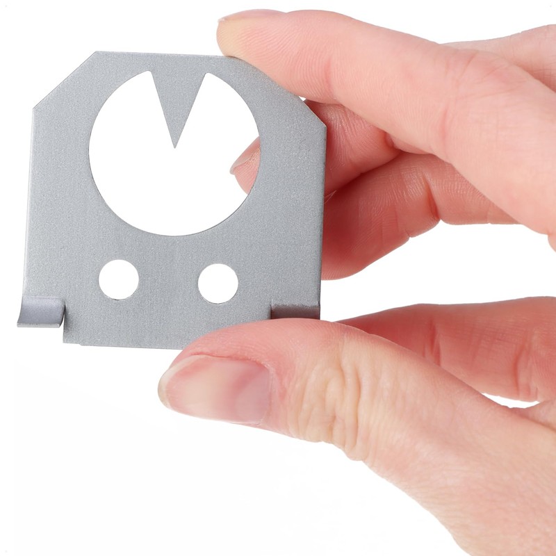 com-four® 6 x Locking Plates for Vole Pliers Trap -