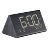 VEVOR Digital Alarm Clock, Wooden Desk Clock with Dual Alarm,