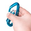 Braveshine 12KN Auto Lock Carabiner, Load Capacity 2,645.5 lbs (1,200