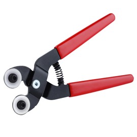 SPEEDWOX 6 Inch Wheeled Glass Mosaic Nipper Ceramic Tile Nipper Tile Cutter Pliers Soft-Grip Handle Glass Cutter Mosaic Tiles For Stained Glass Supplies Tile Cutter Tool For Porcelain Ceramic Mirror