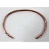 ELAMENTS DESIGN Solid Copper Slim Bracelet Hammered Design Fits Wrist