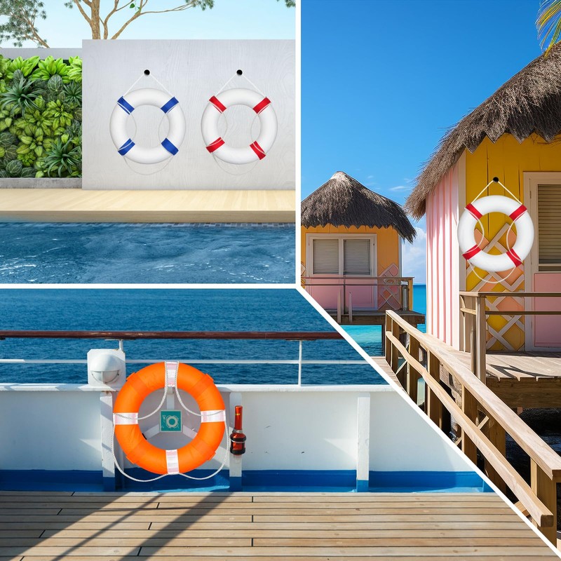 Child Pool Life Ring Buoy Life Preserver Ring with Lifesaving