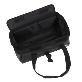 SK11 Pakat Bag, Width 9.6 x Height 5.1 x Depth 5.1 inches (245 x 130 x 130 mm), SPB-C240, Large Opening, Black, For Work, Carpentry, Outdoor Use