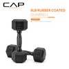 CAP Barbell 8 LB Coated Hex Dumbbell Pair with Black