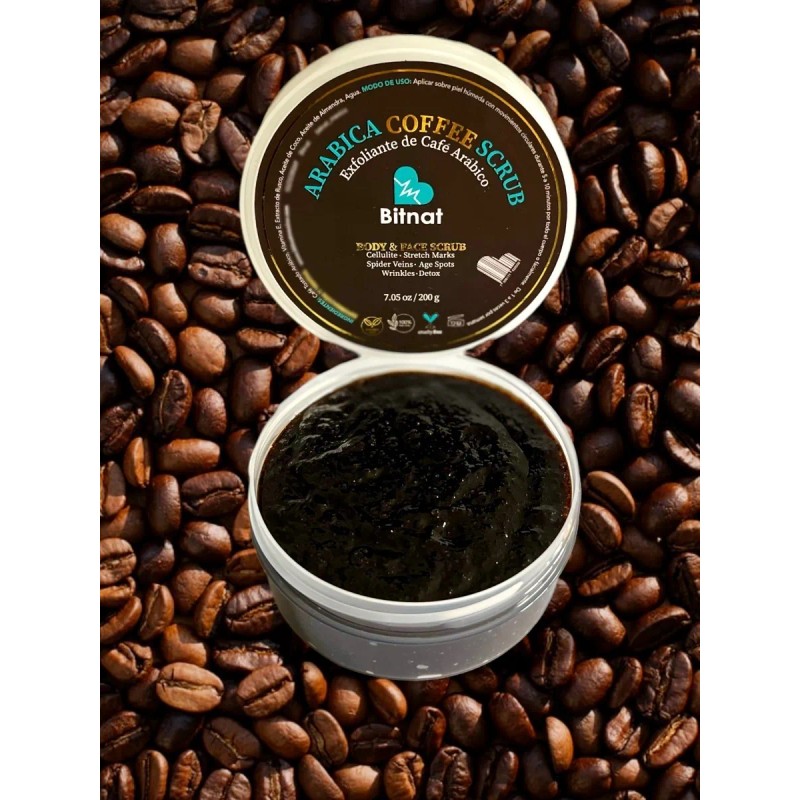 Exfoliante De Café Arábico, Celulitis, Estrias Y Cicatrices