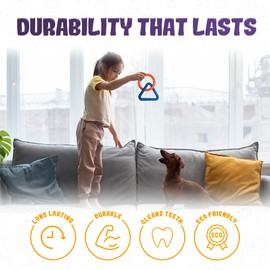 LEE BONBON Tug of War Dog Toy – Interactive Toy for Aggressive Chewers, Puppy Teething, Dog Toys to Keep Them Busy