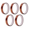5Pcs High Temperature Tape Heat Resistance Insulating Heat Transfer Tape