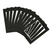 Nicola Spring Black 10pc Picture Photo Mounts Set - To