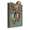 Top Brass Large Octopus/Kraken Electrical Cover Wall Plate Bronze/Verdigris Finish
