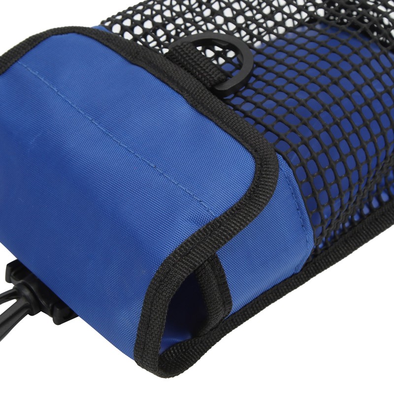 21x14cm Portable Diving Mesh Gear Bag with Hang Buckle Lightweight