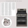 WB03X24818 5 Pcs WB03X2481 Stainless Steel Look Control Knobs for