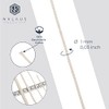 NKlaus Round Wick 1 Metre, 1.0 mm, 100% Pure Cotton