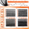 Cluster Lashes D Curl 640pcs Individual Eyelashes Natural Look 10-16