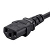 Monoprice 3-Prong Power Cord - 3ft - Black (6-Pack) NEMA