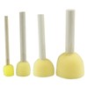 Marvexi 20 Pcs Round Sponge Brush Paint Set 4 Assorted