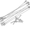 30PCS Cabinet Door Restraint,Cabinet Hinge Limiter,Door Opening Angle Protector with