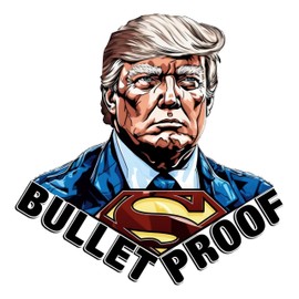 Trump Bulletproof Sticker/Decal