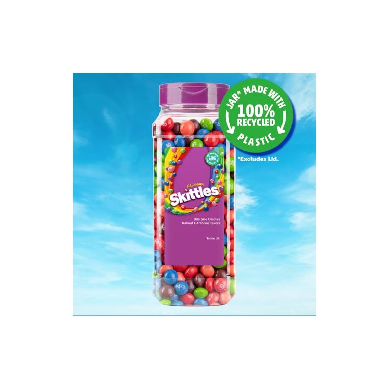 SKITTLES Wild Berry Chewy Fruity Rainbow Candy For Mid Day