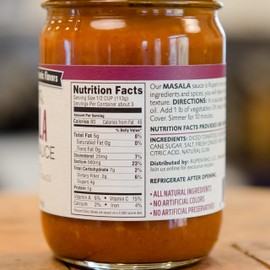 Rupen's Masala - Homestyle Indian Curry Sauce, Vegetarian & Gluten-Free 10oz